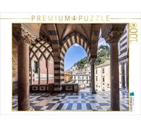 CALVENDO Puzzle Amalfi Arcades de la Cathédrale Sant'Andrea | 1000 pièces Taille de la Pose 64 x 48 cm Puzzle Photo pour des Heures heureuses