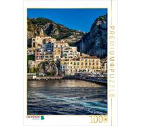 CALVENDO Puzzle Amalfi, Küste und Dom | 1000 Teile Lege-Größe 64x48cm Foto-Puzzl