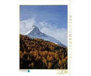 CALVENDO Puzzle Ambiance automnale dorée avec Le Cervin - Zermatt 1000 Pieces 48 x 64 cm from Susan Michel