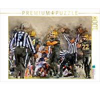 CALVENDO Puzzle American Football 1000 Teile Puzzle quer | 1000 pieces, finished
