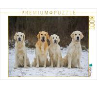 CALVENDO Puzzle An image from the calendar "Golden Retriever - A Heart on Four P