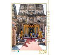 CALVENDO Puzzle Mahabodhi - Le Temple en l'honneur du Bouddha 1000 Pieces 48 x 64 cm from www.Indien-Besuchen.de