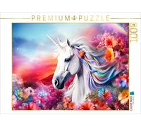 CALVENDO Puzzle An image from the "Unicorn and Cool Sayings" calendar | 1000 pie
