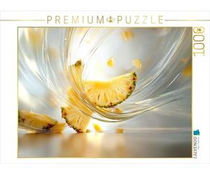 CALVENDO Puzzle Ananas - Bonheur | 1000 pièces - Taille de la Pose 64 x 48 cm - Puzzle Photo pour des Heures heureuses