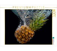 CALVENDO Puzzle Ananas Wasser 1000 Teile Puzzle quer | 1000 Teile Lege-Größe 64x