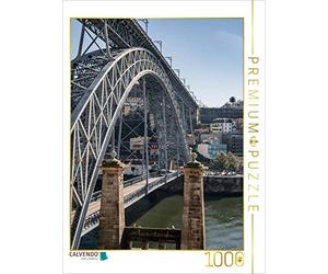 CALVENDO Puzzle Anblick vom Fuß der Ponte Luis I 1000 Teile Puzzle Hoch 1000 Pieces 48 x 64 cm from Timo Walbrück