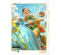 CALVENDO Puzzle Animé d'inspiration Asiatique | 1000 Pièces Taille 48x64cm Photo Puzzle Heures Heures