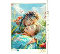 CALVENDO Puzzle Animé d'inspiration Asiatique | 1000 Pièces Taille 48x64cm Photo Puzzle Heures Heures