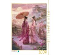 Puzzle · De gracieuses Femmes asiatiques | En discutant avec une amie · 1000 pièces · Format assemblé 64 × 48 cm · CALVENDO Puzzle