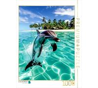 CALVENDO Puzzle Aquagym ? Je l'appelle Danse des Palmes | 1000 pièces Taille de la Pose 48 x 64 cm Puzzle Photo pour des Heures heureuses