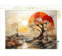 CALVENDO Puzzle Arbre Art | 1000 pièces Taille de la Pose 64 x 48 cm Puzzle Photo pour des Heures heureuses