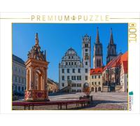 CALVENDO Puzzle At the Neumarkt Fountain in Oschatz | 1000 pieces, finished size