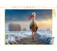 CALVENDO Puzzle Auf leisen Schritten durch den Winter | 1000 Teile Lege-Größe 64