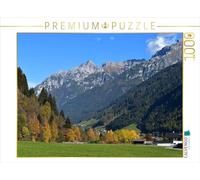 CALVENDO Puzzle Automne dans la vallée de Stubai chez Milders | 1000 pièces de Taille de la Pose 64 x 48 cm Puzzle Photo pour des Heures heureuses