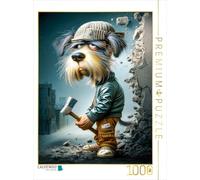 CALVENDO Puzzle avec ma Force Musculaire Je suis Le Constructeur idéal | 1000 pièces de Taille 48 x 64 cm Puzzle Photo pour des Heures heureuses