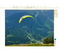 CALVENDO Puzzle Aviateur Parapluie sur Le Wank | 1000 pièces - Dimensions : 64 x 48 cm - Puzzle Photo pour des Heures de Bonheur