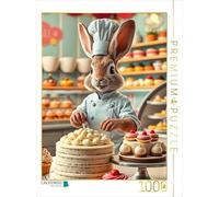 CALVENDO Puzzle Backe, Cuisson Lapin Un Lapin Sucré | 1000 Pièces de Lege Taille 48x64cm Photo Puzzle pour Heures de Bonheur