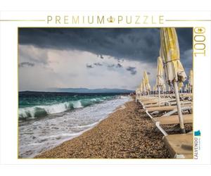 CALVENDO Puzzle Baden am goldenen Horn (Zlatni Rat) Auf der Insel BRAC 1000 Teile Puzzle quer 1000 Pieces 64 x 48 cm from Jörg Sobottka
