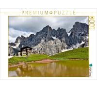 CALVENDO Puzzle Baita Segantini vor Punta Rolle 1000 Teile Puzzle quer | 1000 Te