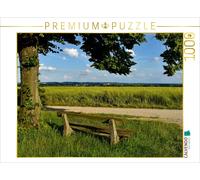 CALVENDO Puzzle Banc avec Vue sur Moosburg 1000 Pieces 64 x 48 cm from Brigitte Deus-Neumann