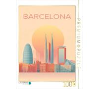 CALVENDO Puzzle Barcelone | 1000 pièces Taille de la Ponte 48 x 64 cm Puzzle Photo pour des Heures heureuses