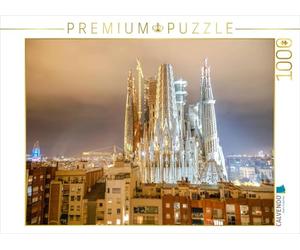 CALVENDO Puzzle Barcelone - Au-Dessus des toits de la Catalogne 1000 Pieces 64 x 48 cm from Markus Nawrocki
