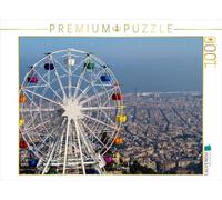 CALVENDO Puzzle Barcelone avec la Grande Roue 1000 Pieces 64 x 48 cm from Enrico Caccia