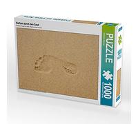 CALVENDO Puzzle Barfuss durch den Sand 1000 Teile Puzzle quer 1000 Pieces 64 x 48 cm from Clemens Stenner