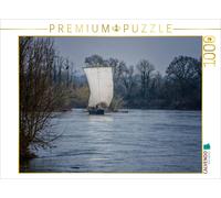 CALVENDO Puzzle Péniche sur la Loire 1000 Pieces 64 x 48 cm from Alain Gaymard