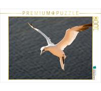 CALVENDO Puzzle Basstölpel im Flug 1000 Teile Puzzle quer | 1000 Teile Lege-Größ