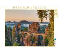 CALVENDO Puzzle Pont Bastei en Suisse saxonne 1000 Pieces 64 x 48 cm from Gunter Kirsch