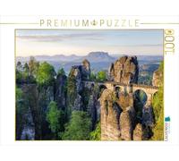 CALVENDO Puzzle Basteibrücke in der Sächsischen Schweiz 1000 Teile Puzzle quer 1000 Pieces 64 x 48 cm from Michael Valjak