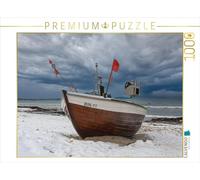 CALVENDO Puzzle Bateau de Pêche à Binz | 1000 pièces Taille de la Pose 64 x 48 cm Puzzle Photo pour des Heures heureuses