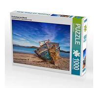 CALVENDO Puzzle Bateau de pêche sur la Plage 1000 Pieces 64 x 48 cm from Renate Bleicher