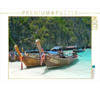 CALVENDO Puzzle Bateaux à Queue Longue sur la Plage en Thaïlande 1000 Pieces 64 x 48 cm from Piera Marlena Büchler