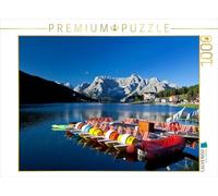 CALVENDO Puzzle Bateaux au lac Misurina 1000 Pieces 64 x 48 cm from Hans Pfleger