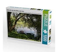 CALVENDO Puzzle Bateaux sous Un Vieux Saule sur la rivière Havel 1000 Pieces 64 x 48 cm from Anja Frost