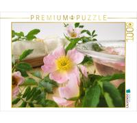 CALVENDO Puzzle Thé de Bain aux Roses Sauvages 1000 Pieces 64 x 48 cm from Heike Rau