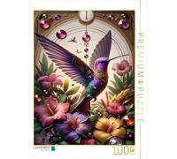 CALVENDO Puzzle Battement d'ailes de colibris | 1000 pièces de Taille de la Pose 48 x 64 cm Puzzle Photo pour des Heures heureuses