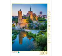 CALVENDO Puzzle Bautzen after sunset - view across the Spree to the old town | 1