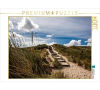CALVENDO Puzzle Beach grass, stairs leading to the dunes | 1000 pieces, finished