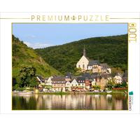 CALVENDO Puzzle Beilstein an der Mosel. Spiegelung im Wasser. | 1000 Teile Lege-