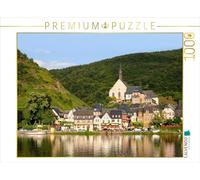CALVENDO Puzzle Beilstein sur la Moselle. Réflexion dans l'eau. 1000 Pieces 64 x 48 cm from Anja Frost