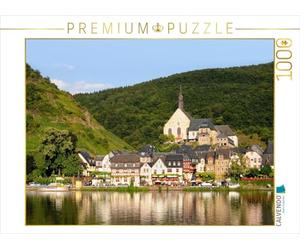 CALVENDO Puzzle Beilstein sur la Moselle. Réflexion dans l'eau. 1000 Pieces 64 x 48 cm from Anja Frost