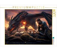 CALVENDO Puzzle Beowulf dies after defeating the dragon | 1000 pieces, finished