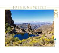 CALVENDO Puzzle Bergsee Auf Gran Canaria 1000 Teile Puzzle quer 1000 Pieces 64 x 48 cm from Jörg Sobottka