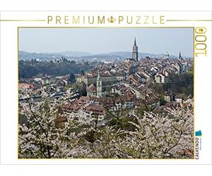 CALVENDO Puzzle Berner Altstadt vom Rosengarten aus 1000 Teile Puzzle quer 1000 Pieces 64 x 48 cm from Susan Michel