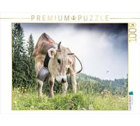 CALVENDO Puzzle Bétail Brun Curieux 1000 Pieces 64 x 48 cm from Juliane Wandel