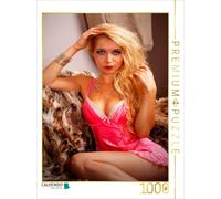 CALVENDO Puzzle Bionda S., a model by passion | 1000 pieces, finished size 25.2