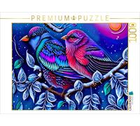 CALVENDO Puzzle Birds in winter | 1000 pieces, finished size 25.2 × 18.9 in (64